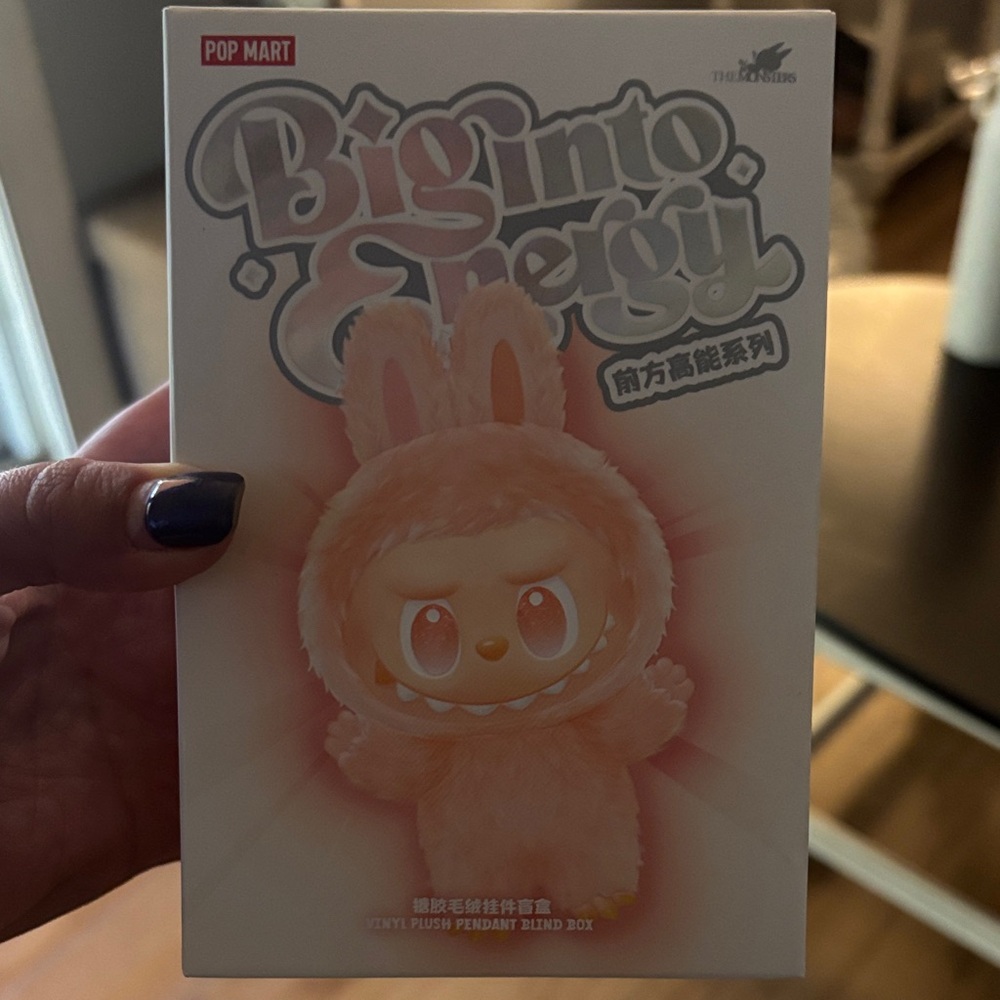 UNOPENED Authentic Big into Energy Labubu- Hope